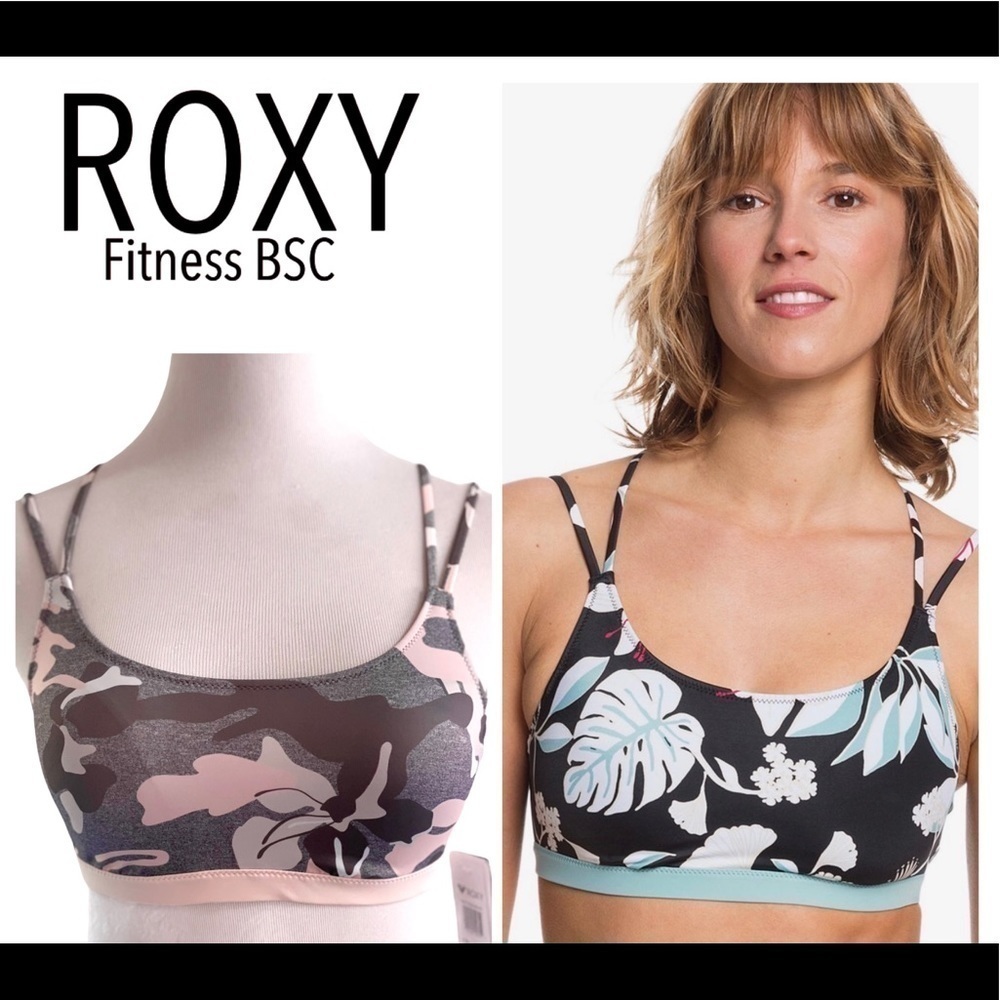 Roxy Fitness Sports Bra Bikini Top